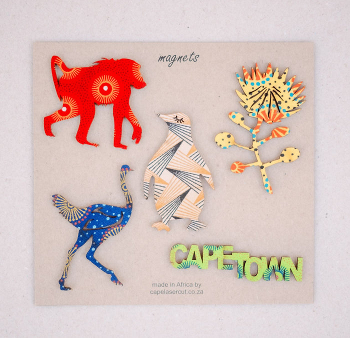 Cape Town Magnet Pack – Set of 5 Laser Cut Wooden Magnets