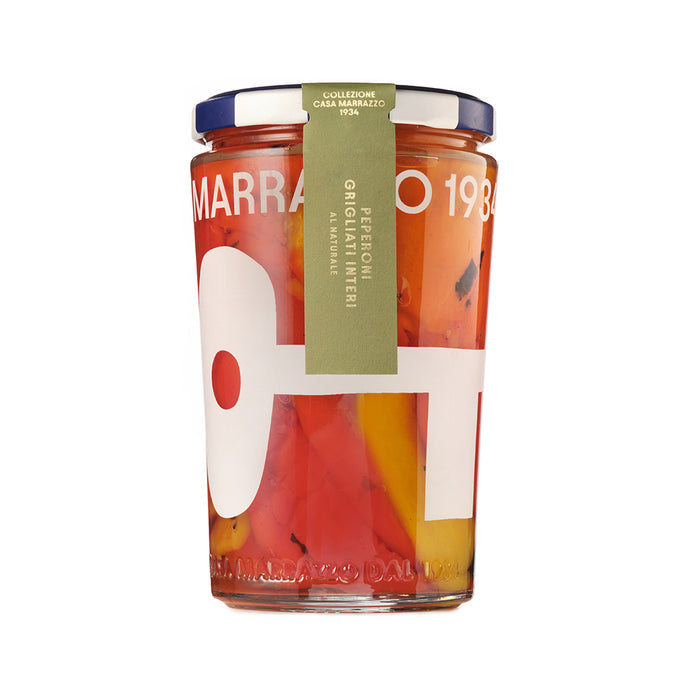 Casa Marrazzo Natural Whole Grilled Peppers 1000gr
