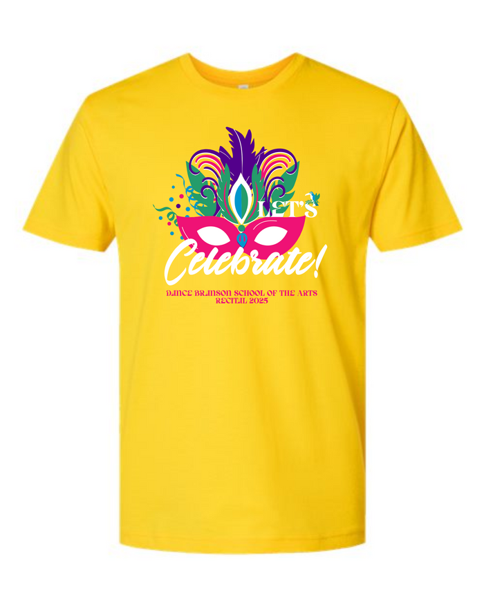 Celebrate! 2025 Recital Tee- YOUTH SIZES