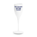 Champagne Flute- No Crying On the Yacht