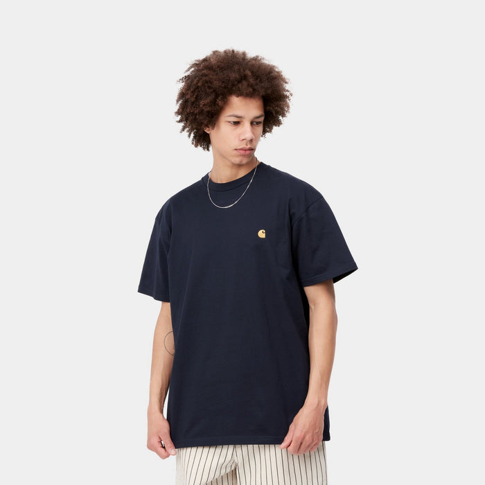 Chase T-Shirt - Dark Navy / Gold