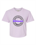 Circle Design Long Crop Tee