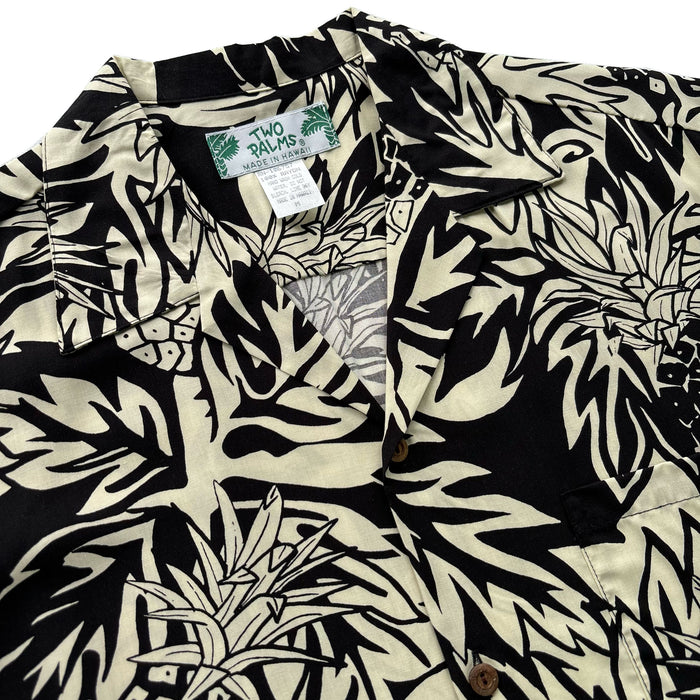 Classic Aloha Shirt - Wild Pineapple Black