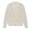 Classic Cardigan - Ecru Flamme Lace Knit