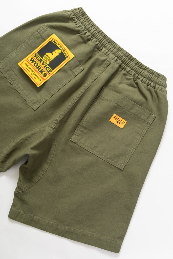 Classic Chef Shorts - Olive