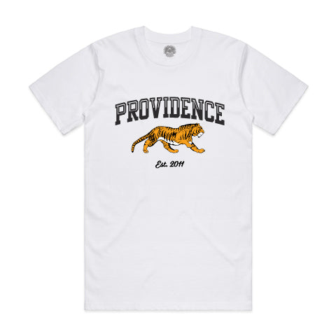 College Tiger T-Shirt - White