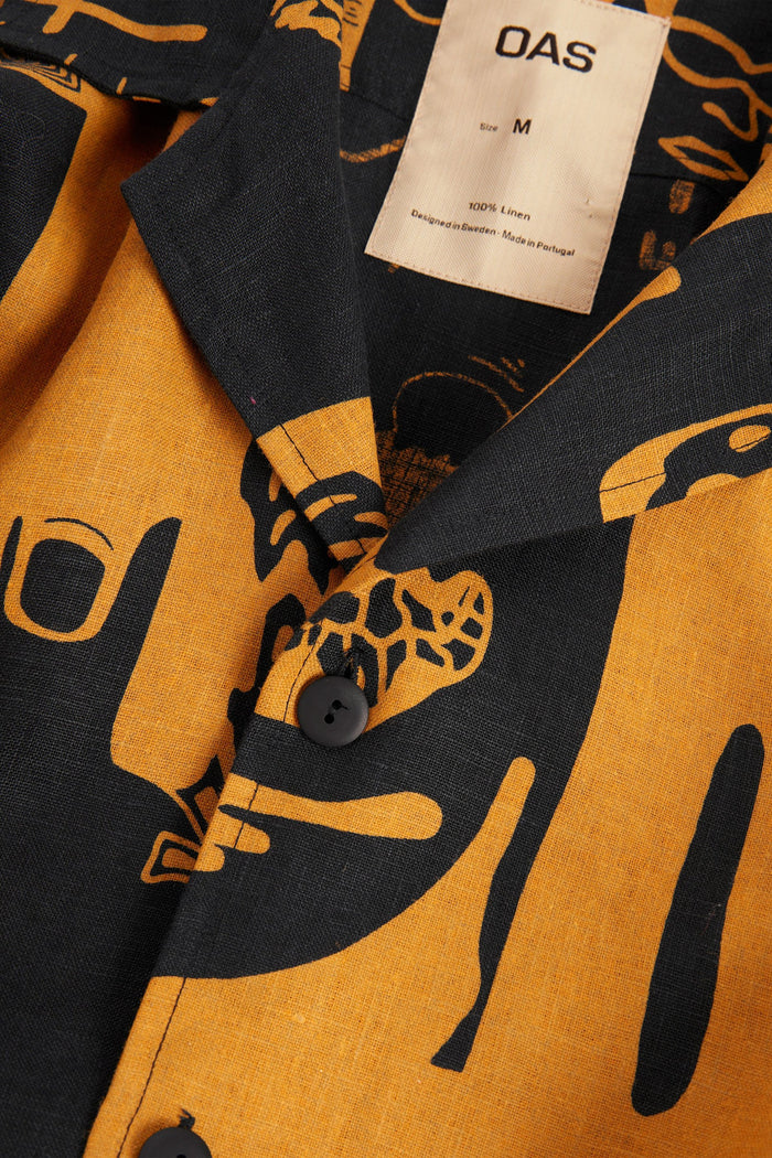 Cuba Linen Shirt - Krispy Night