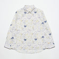Day Shirt- White Hand Sketch Print