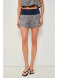 Deanna Gingham Contrast Shorts