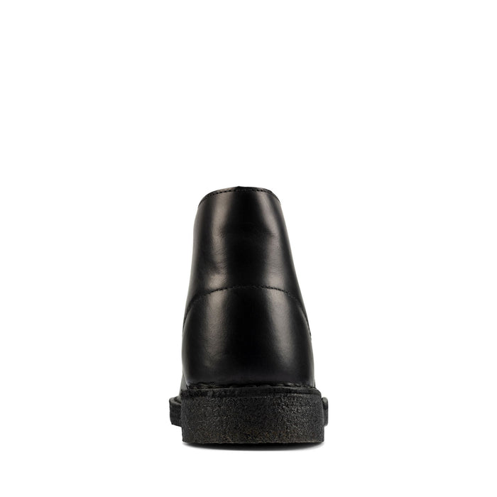 Desert Boot - Black Polished Leather