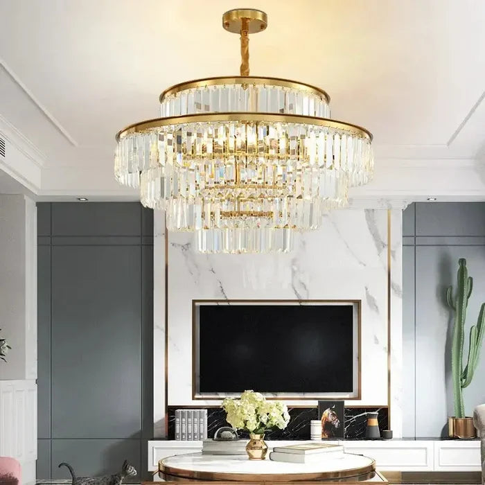 Diamond Crystal Dining Room Chandelier Canva Home