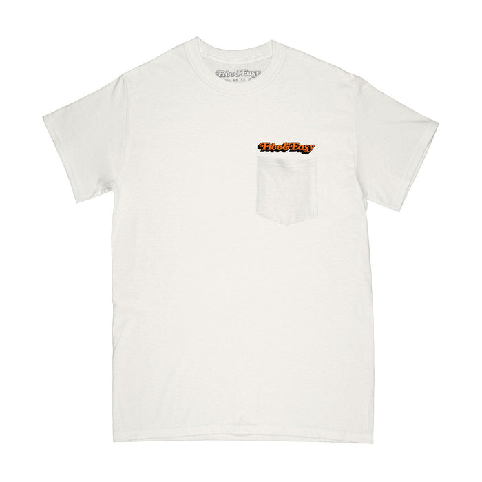Don't Trip Shadow Pocket T-Shirt - Coconut