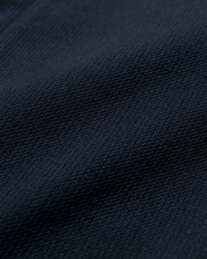 Double Pleated Trouser - Blue Braided Weave