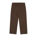 Double Pleated Trouser - Brown Braided Weave