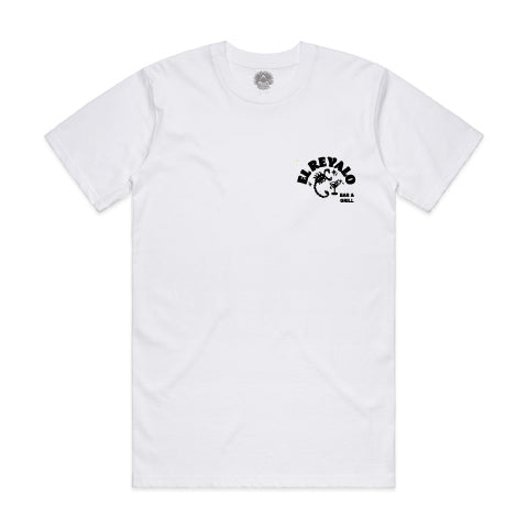El Reyalo Bar & Grill T-Shirt - White Black