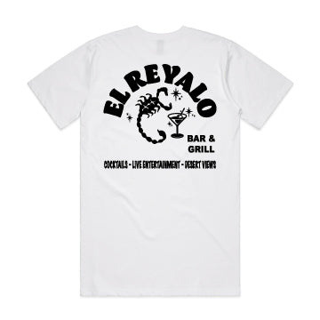 El Reyalo Bar & Grill T-Shirt - White Black