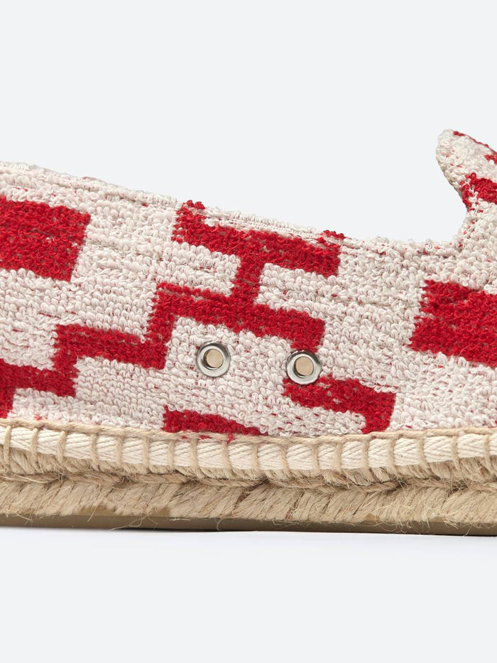 Espadrilles - White Machu Terry