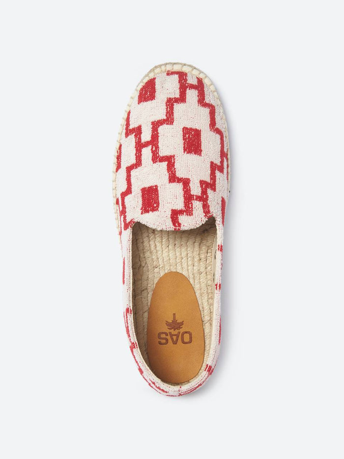 Espadrilles - White Machu Terry