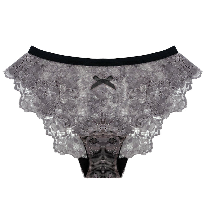 Lace Panty in Gunmetal Grey - Takkleberry