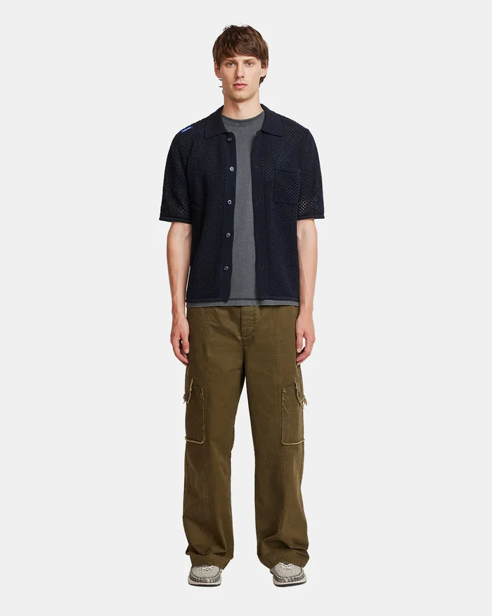 Flora Short Sleeve Shirt - Navy
