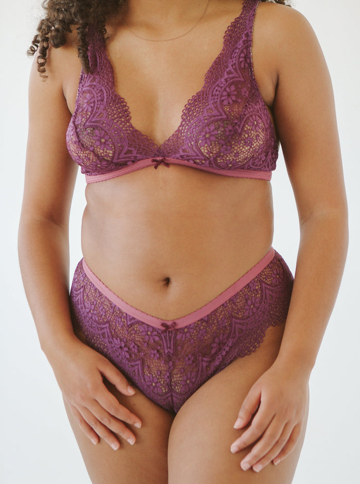 Florence and Brazilian Set | Plum