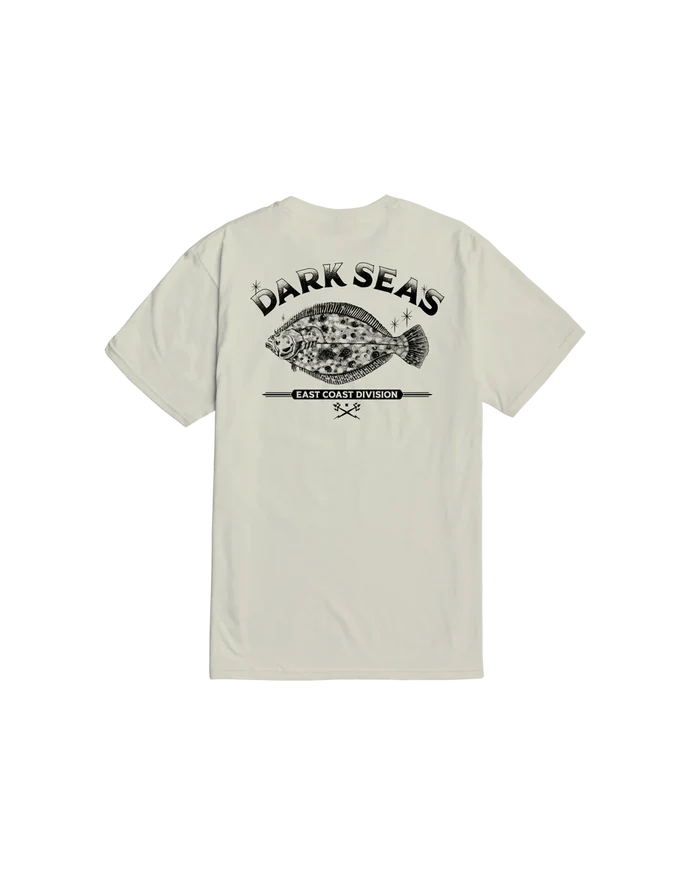 Flounder Tee Dark Seas Cream
