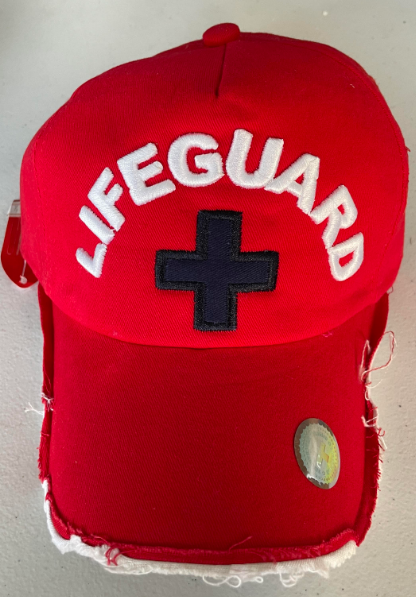 FS752 Red Lifeguard Baseball Cap