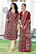 GANVESH PLUS SAREE & UNSTITCHED SALWAR SUIT D.NO. 9182 / 9182-D PRICE RS 615
