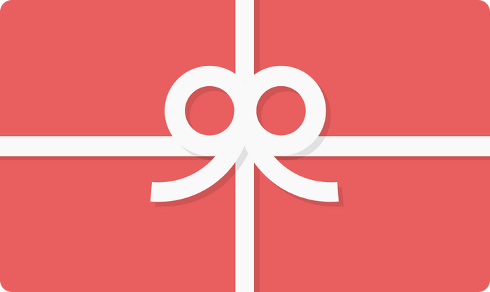 red Gift box with a whit bow paiting image of LBTB 25$ | 50$ | 100$| 150$|200$ gift cards page