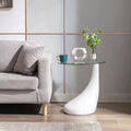 Glass Living Room End Table Canva Home