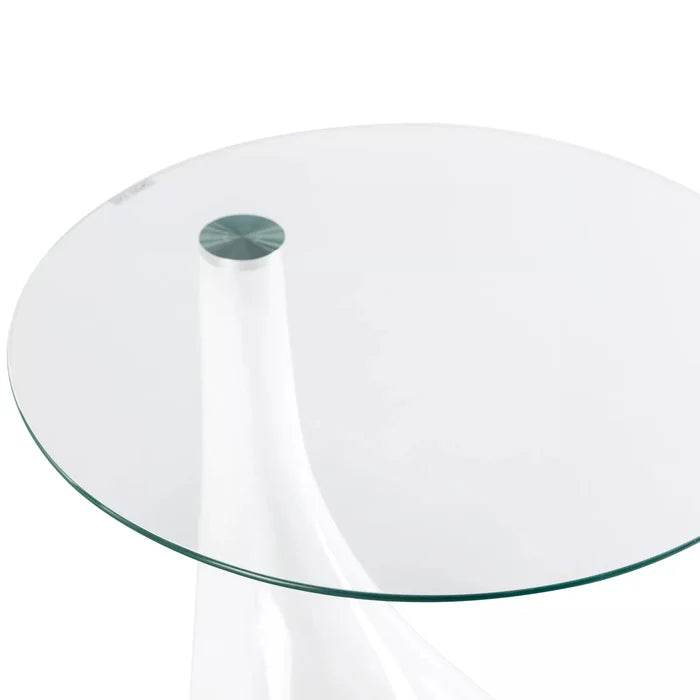 Glass Living Room End Table Canva Home