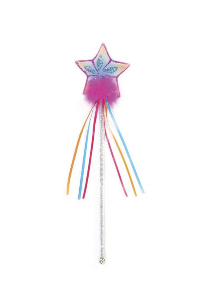 Glitter Rainbow Wand, Multi/Gold