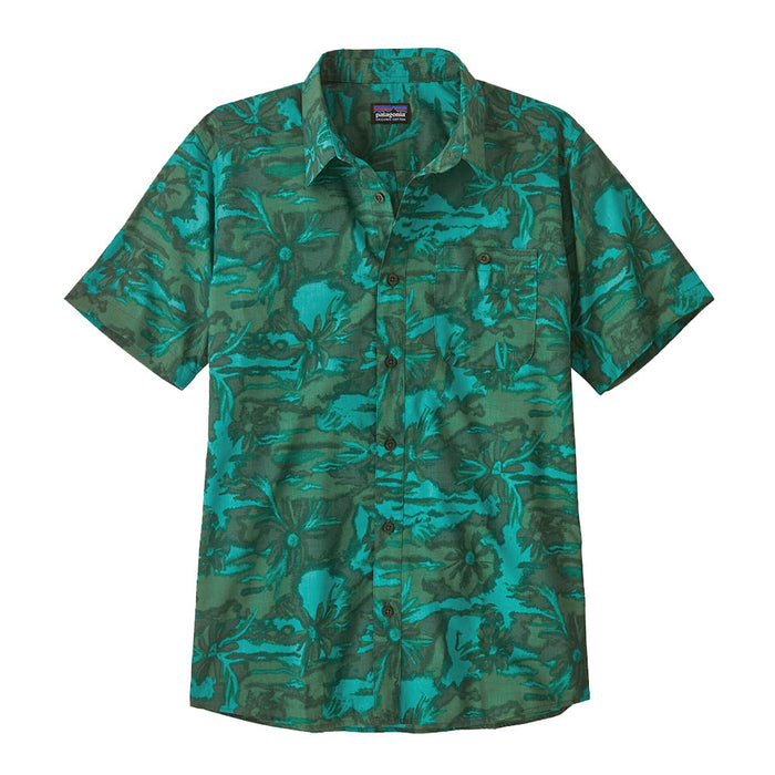 Go To Shirt - Cliffs & Waves: Conifer Green