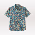 Go To Shirt - Swallowtail Geo: Still Blue
