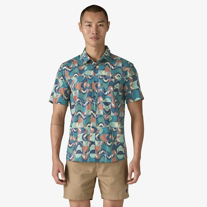 Go To Shirt - Swallowtail Geo: Still Blue