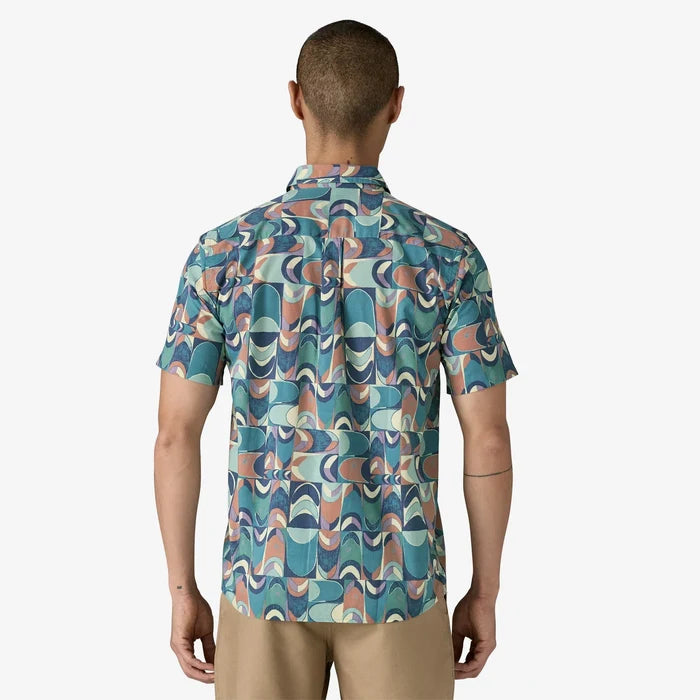 Go To Shirt - Swallowtail Geo: Still Blue