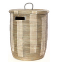 Striped Hamper/Laundry Basket, Fair Trade, Eco Friendly - Give Back Goods