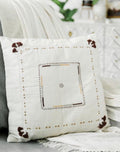 Hand loomed Organic cotton embroidered Pillow, Eco-Friendly, Fair Trade