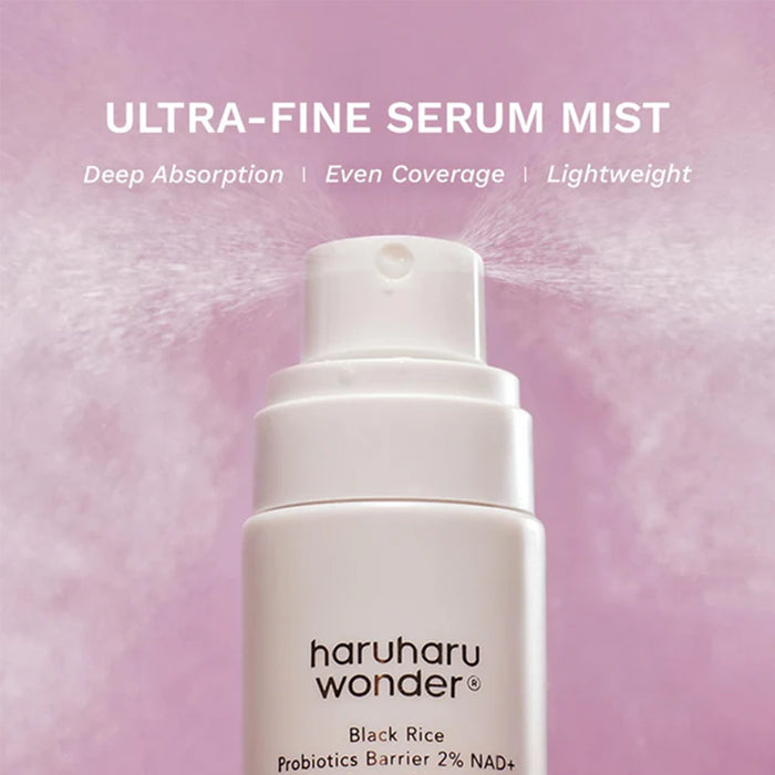 HaruHaru Wonder Black Rice Probiotic Barrier 2% NAD + Serum Mist 80ml Spray