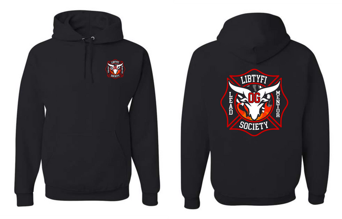 Hooded Sweatshirt- Fire (Multiple Colors)