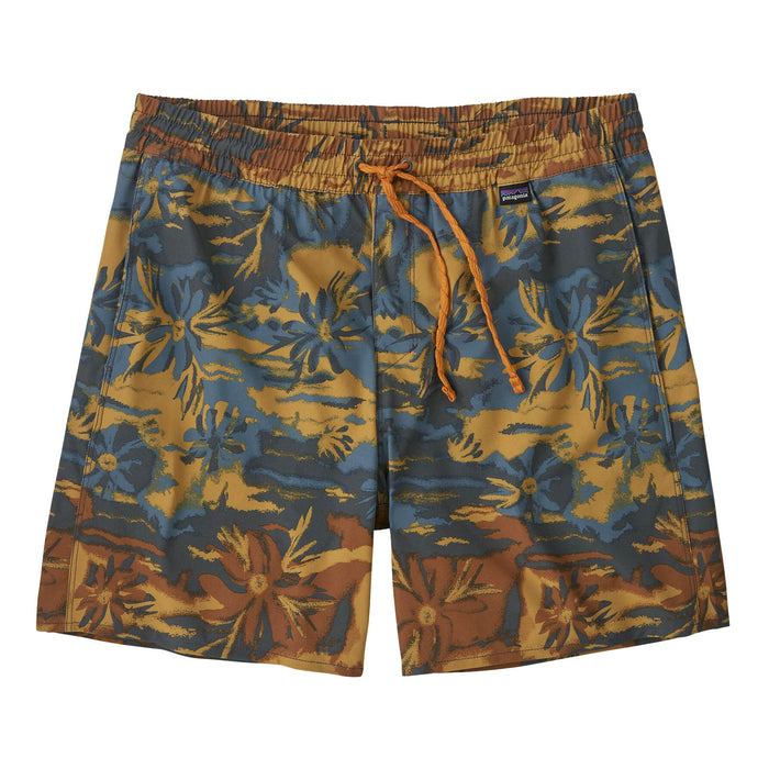 Hydropeak Volley Shorts 16 In. - Cliffs & Coves: Pufferfish Gold