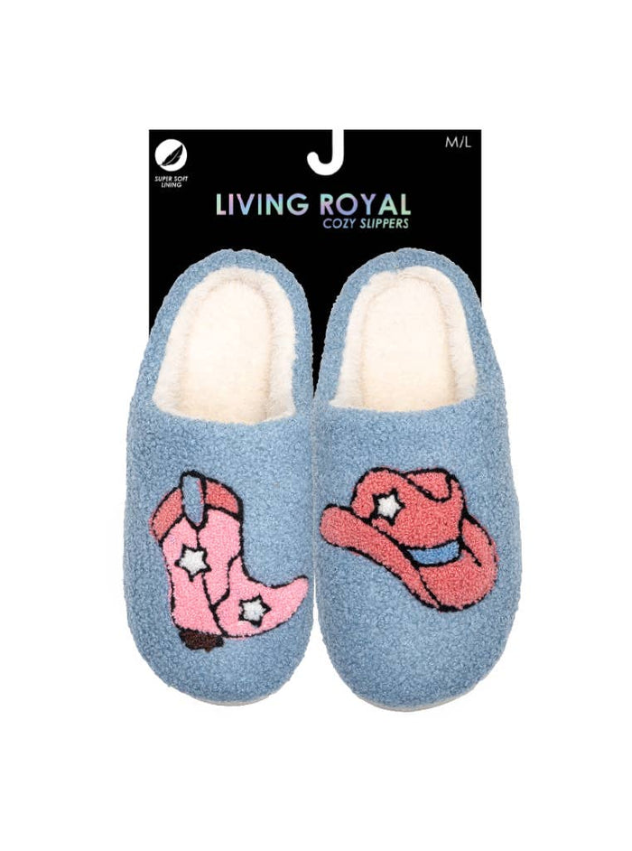 Indoor / Outdoor Slippers - Flowers in Bloom - White