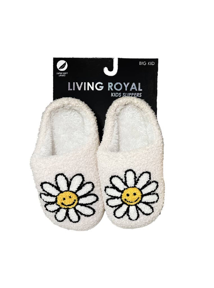 Indoor / Outdoor Slippers - Kids - Iconic Symbols - Blue