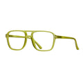 Jax Aviator Matte Green - Blue Light Reader