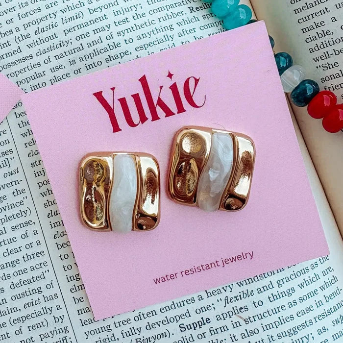 Judy's Gems Square Earring