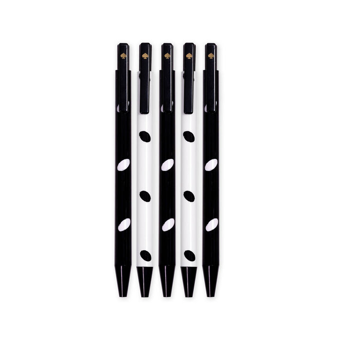 Kate Spade New York by Lifeguard Press - Click Pen Set, Almond Dot