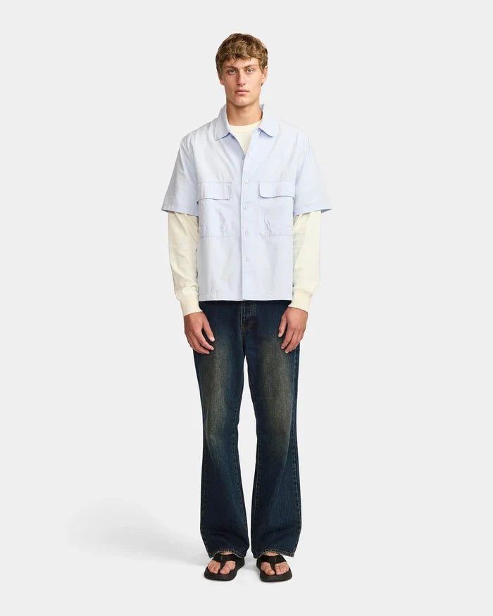 Kendalls Short Sleeve Shirt - Dusty Blue