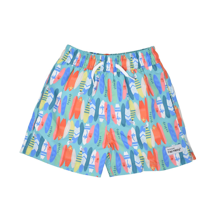 Kids UPF50+ Boys Wesley Swim Trunks with Mesh Liner