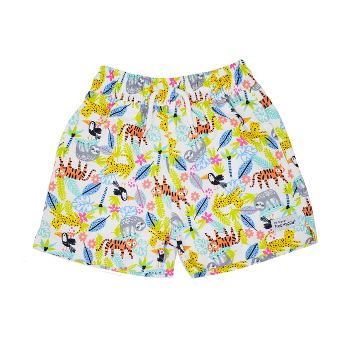 Kids UPF50+ Boys Wesley Swim Trunks with Mesh Liner