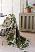 Lapuan Kankurit Metsikkö Olive Wool Blanket